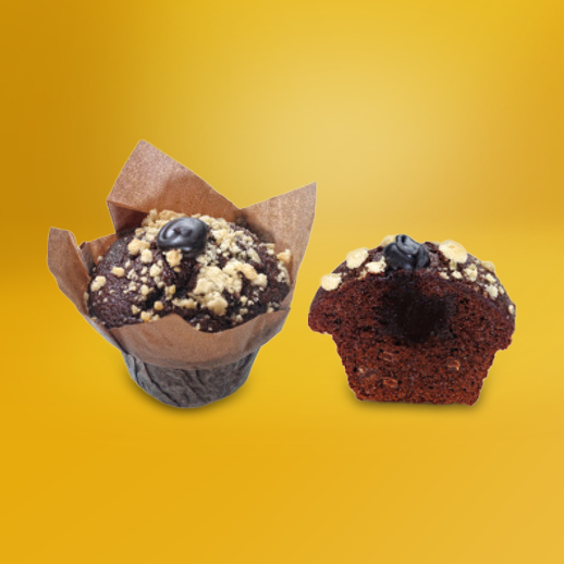 Čokoládový muffin s náplní