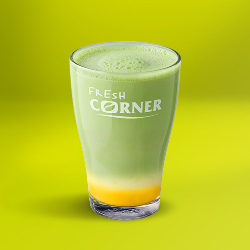 Mango Matcha latte
